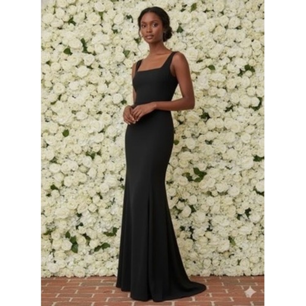 Reformation Ballina Maxi Black Full Length Evening Dress size 4